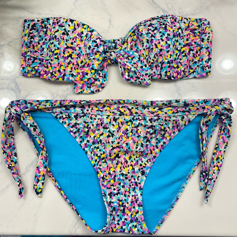 Victoria's Secret Strapless Bikini Swimsuit- Large